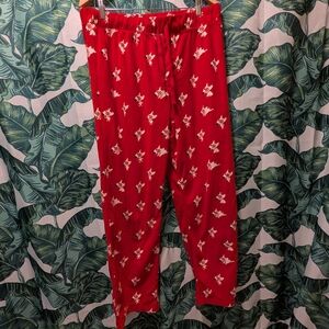 Target Bullseye Dog Adult Fleece Pants